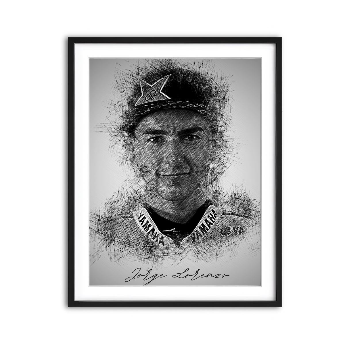 Framed Print 3x4 Black