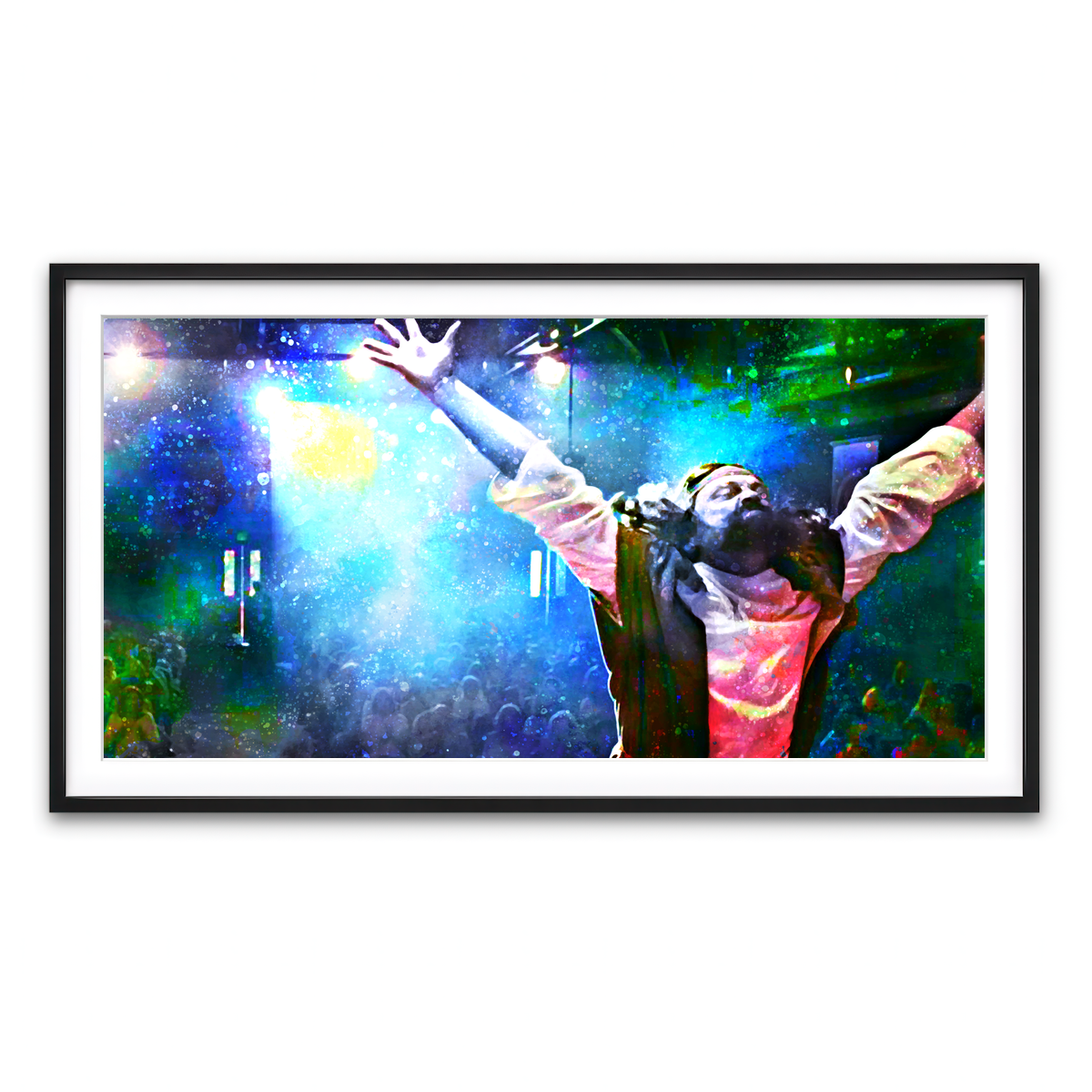 Framed Print 2x1 Black