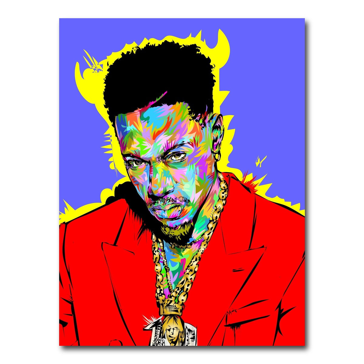 AUTO-MOCKUP WHITE | Josey Badass | 1 Piece | Gallery Wrap Canvas | group=3x4