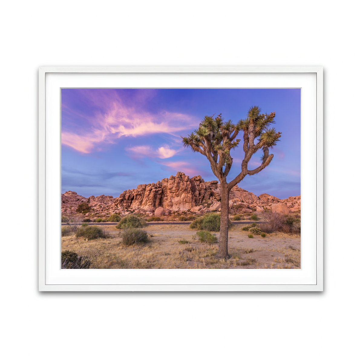 Framed Print 4x3 White