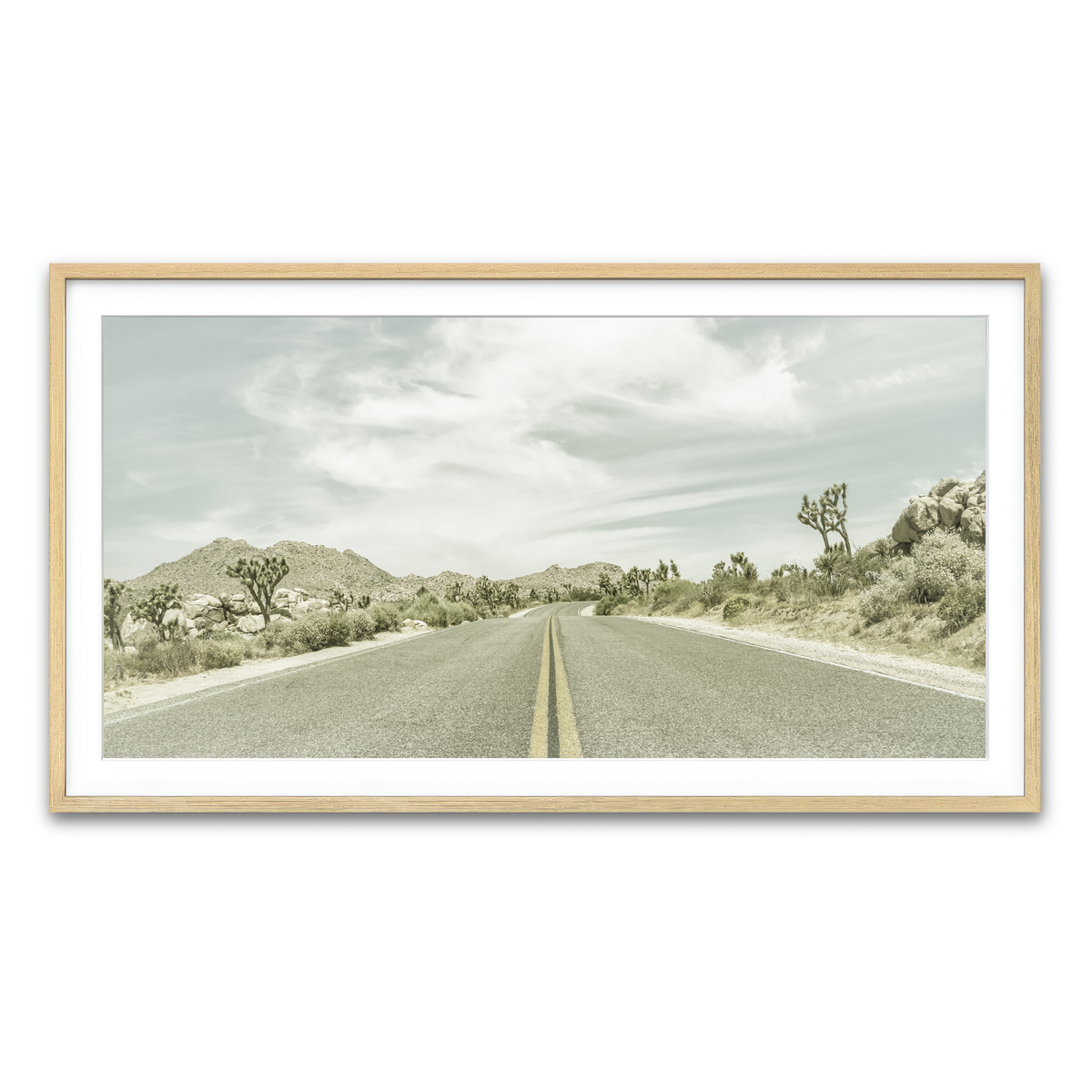 Framed Print 2x1 Natural