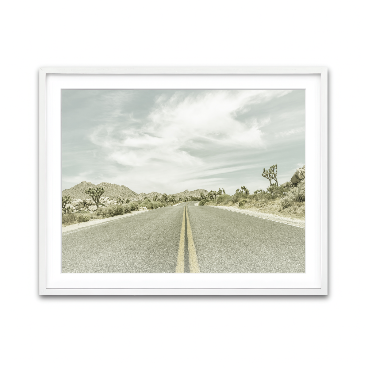Framed Print 4x3 White