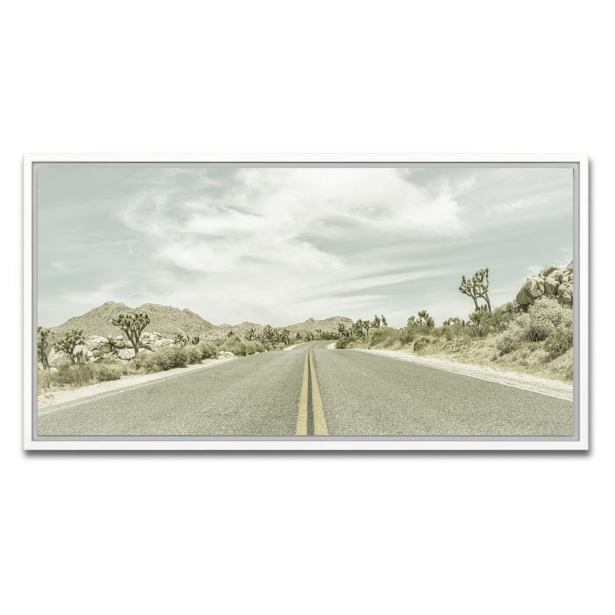 AUTO-MOCKUP WHITE | Joshua Trees Park Boulevard | 1 Piece | White Framed Canvas | group=2x1