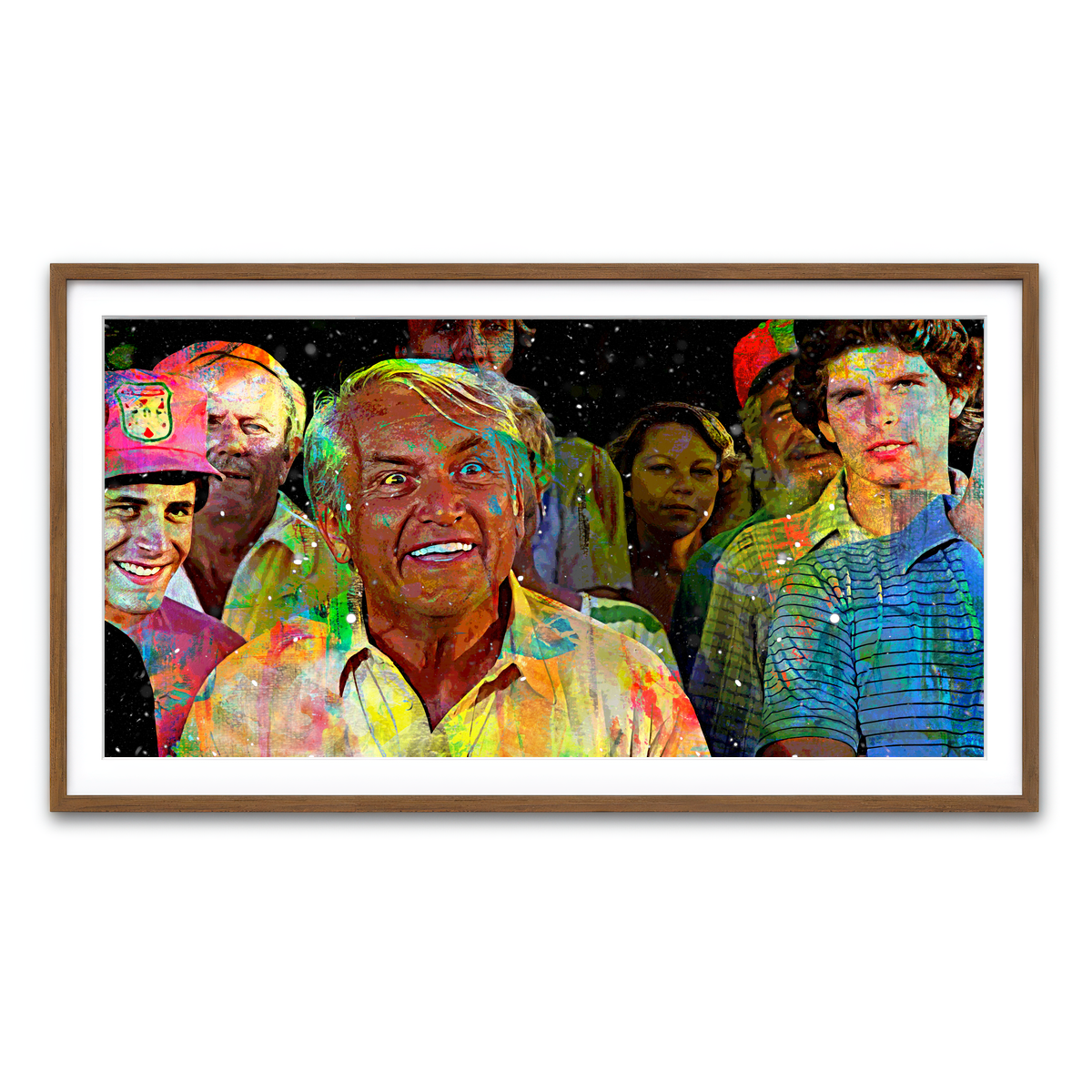 Framed Print 2x1 Walnut