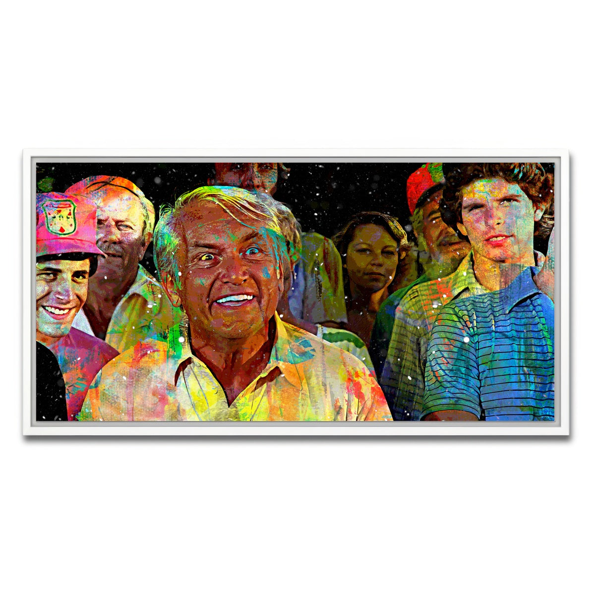 AUTO-MOCKUP WHITE | Judge Elihu Smails - Caddyshack | 1 Piece | White Framed Canvas | group=2x1