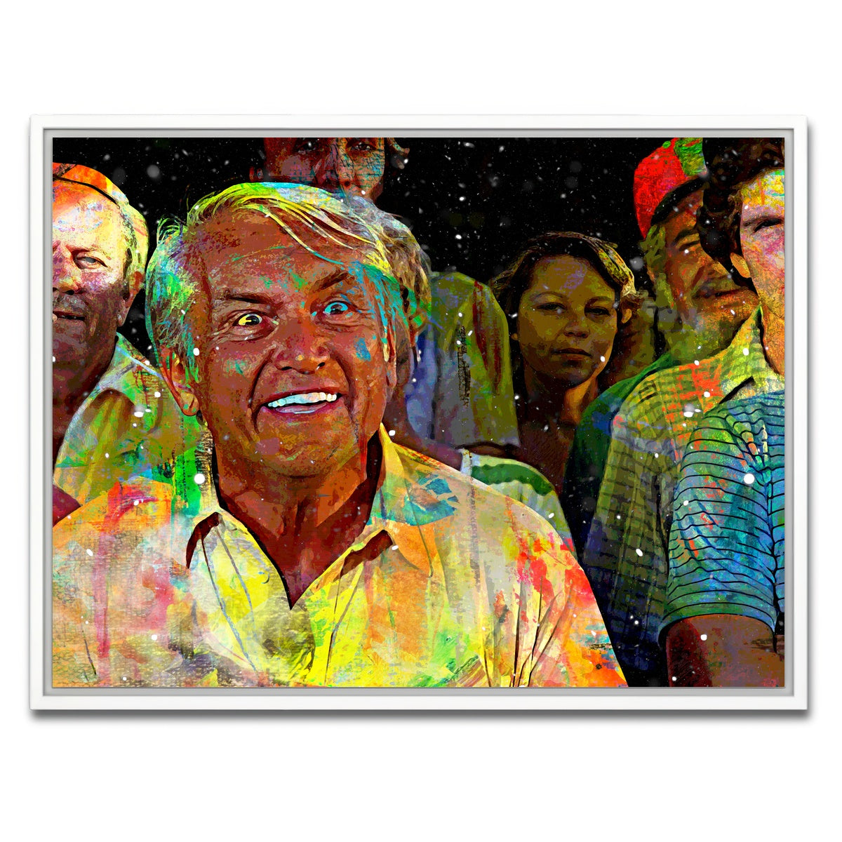 AUTO-MOCKUP WHITE | Judge Elihu Smails - Caddyshack | 1 Piece | White Framed Canvas | group=4x3