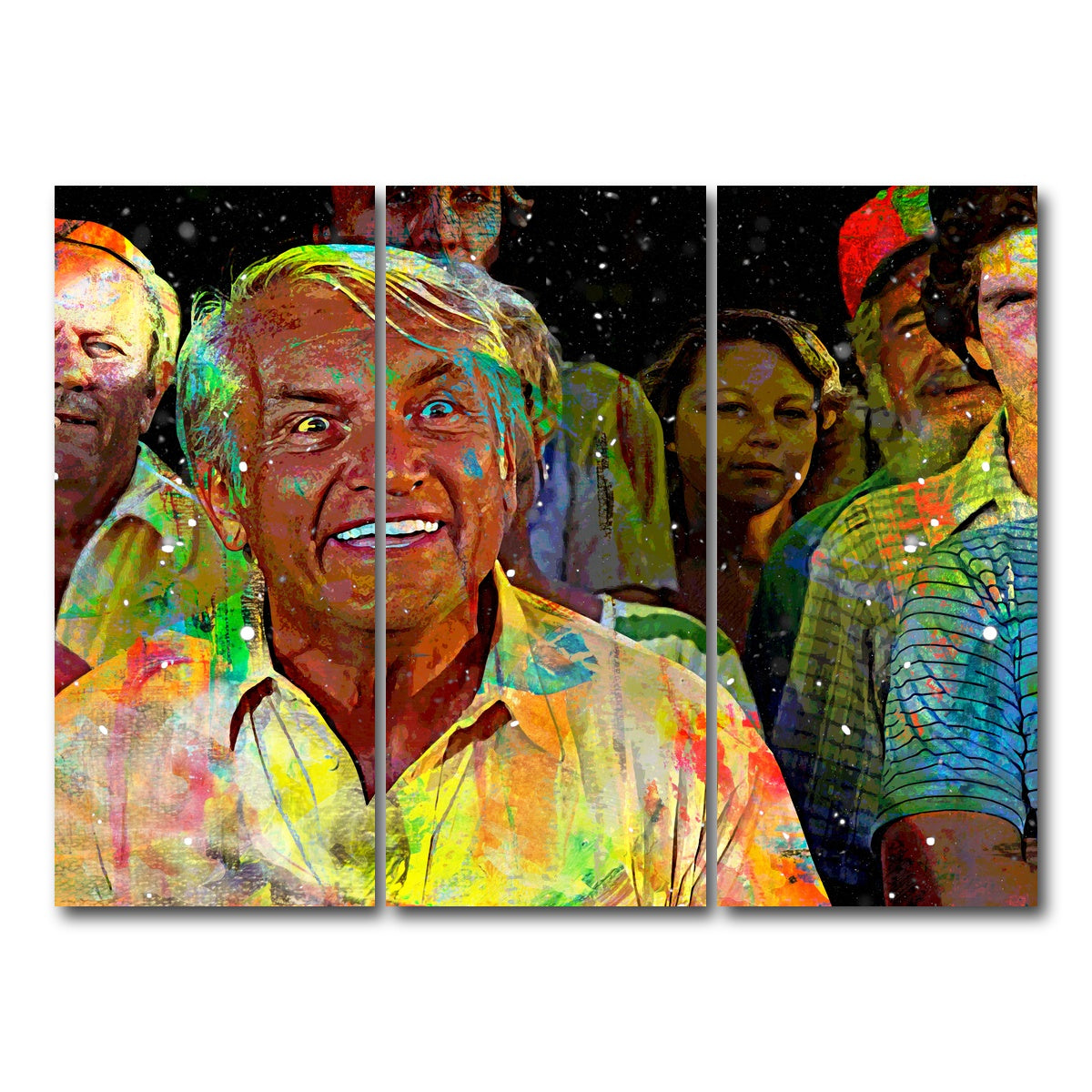 AUTO-MOCKUP WHITE | Judge Elihu Smails - Caddyshack | 3 Piece | Gallery Wrap Canvas | group=8x18
