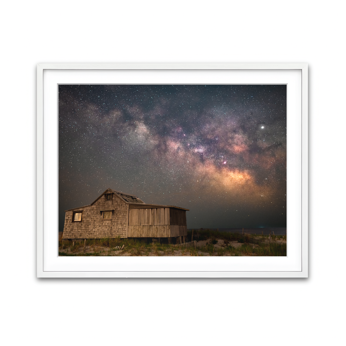 Framed Print 4x3 White