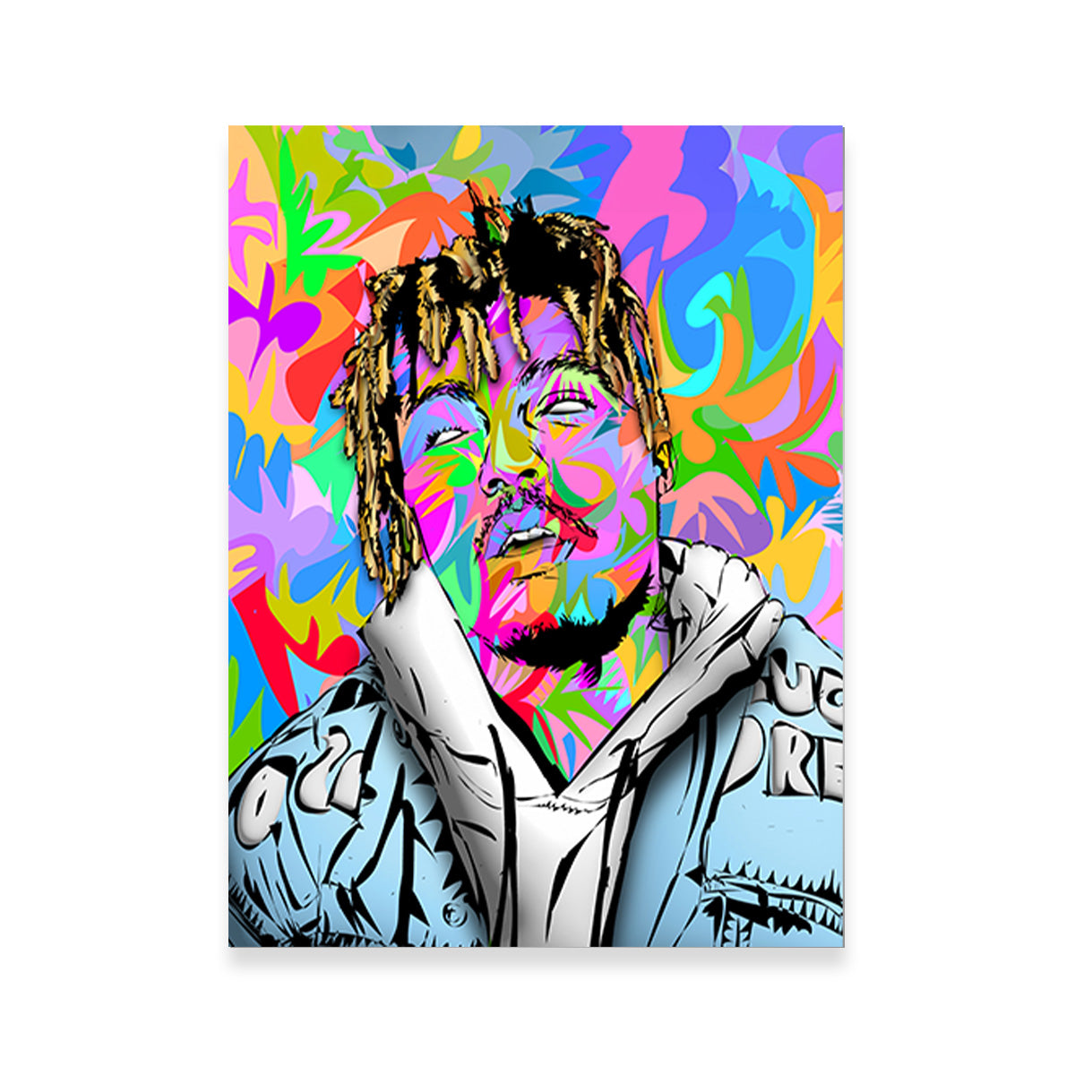 Juice WRLD Color Wall Art