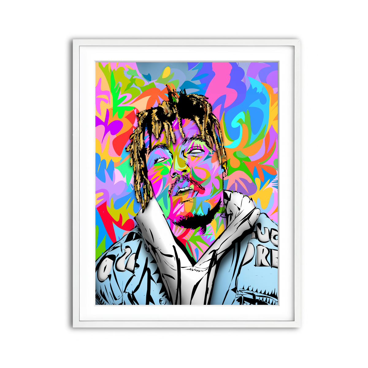 Framed Print 3x4 White