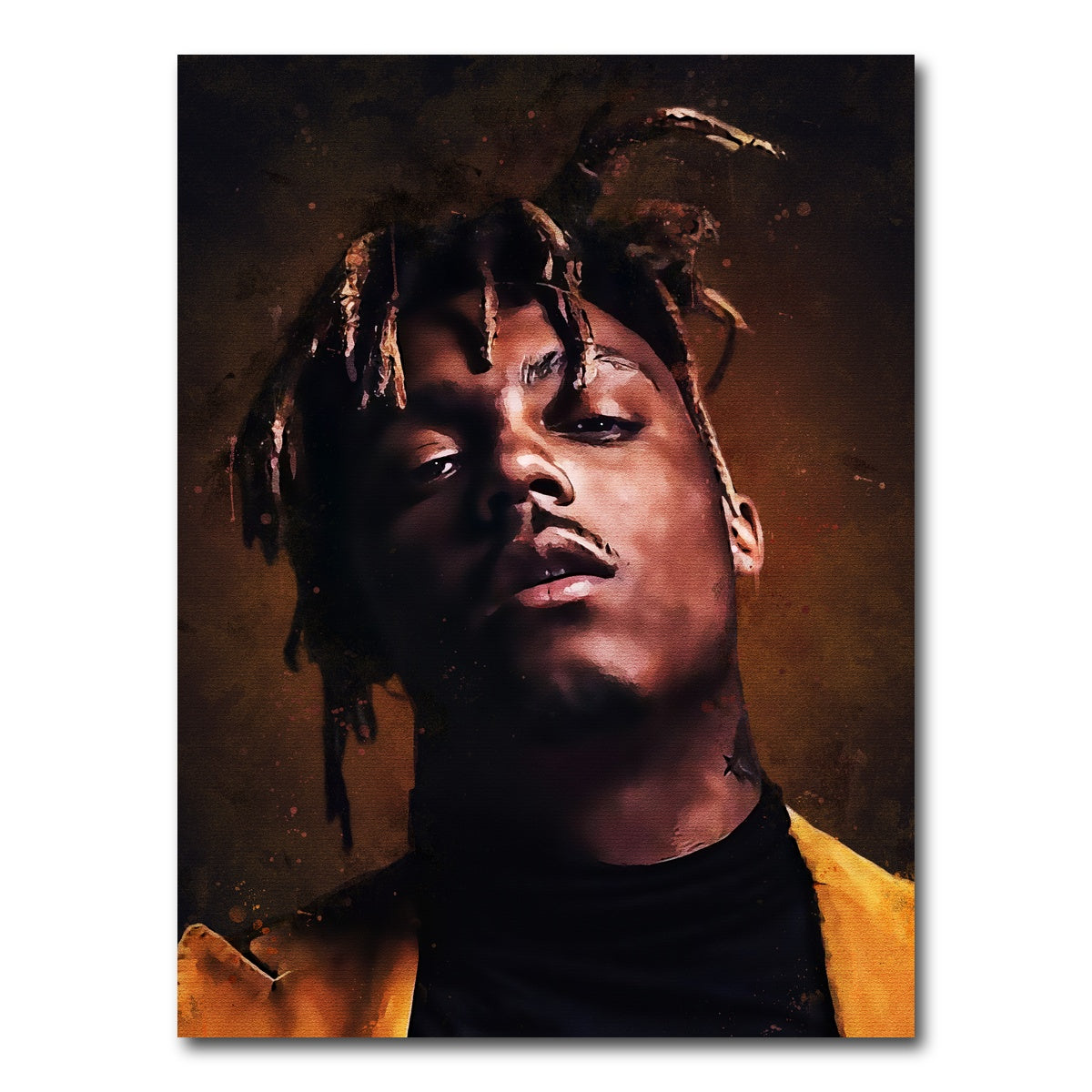 AUTO-MOCKUP WHITE | Juice Wrld Painting | 1 Piece | Gallery Wrap Canvas | group=3x4