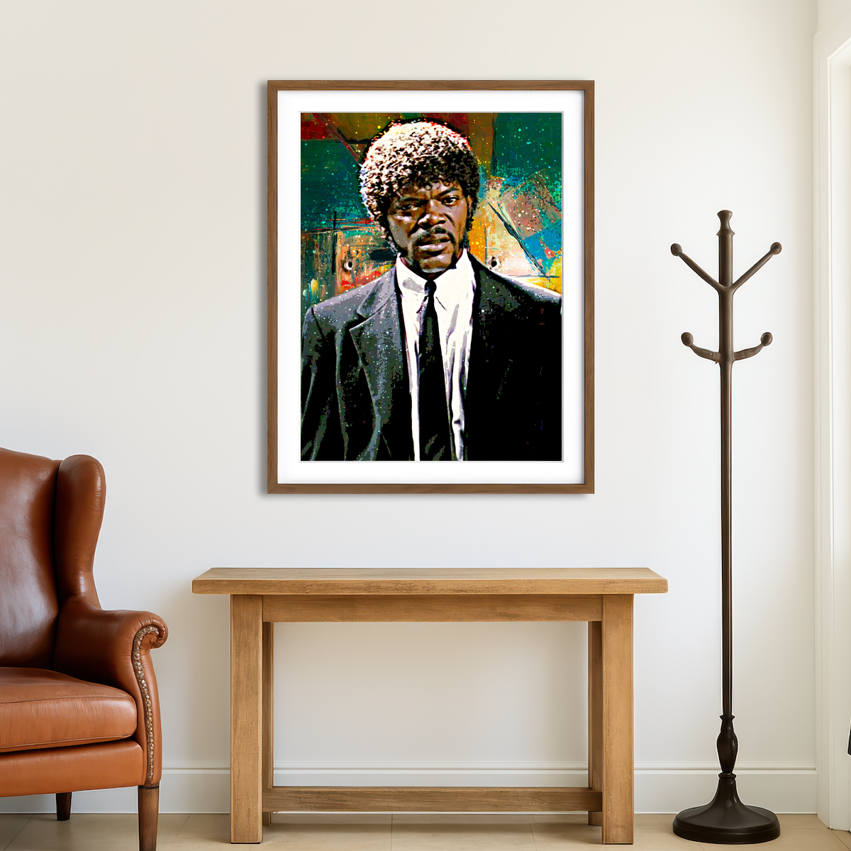 AUTO-MOCKUP ROOM | Jules Winnfield Wall Art