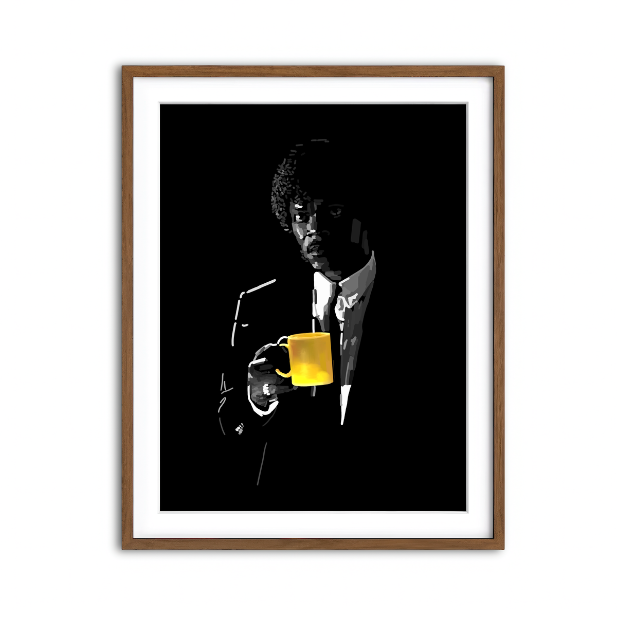 Framed Print 3x4 Walnut