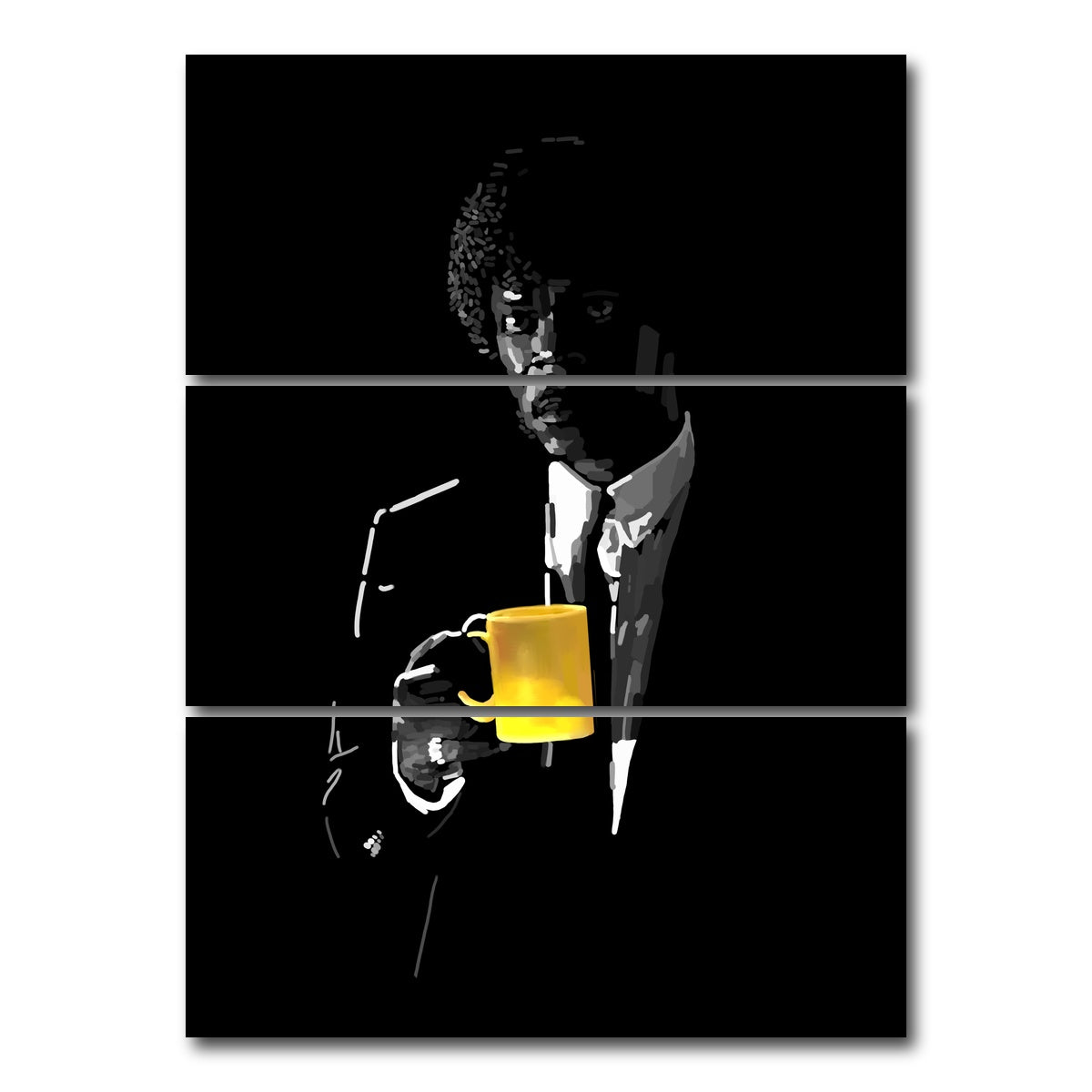 AUTO-MOCKUP WHITE | Jules and His Mug | 3 Piece | Gallery Wrap Canvas | group=8x18_stacked
