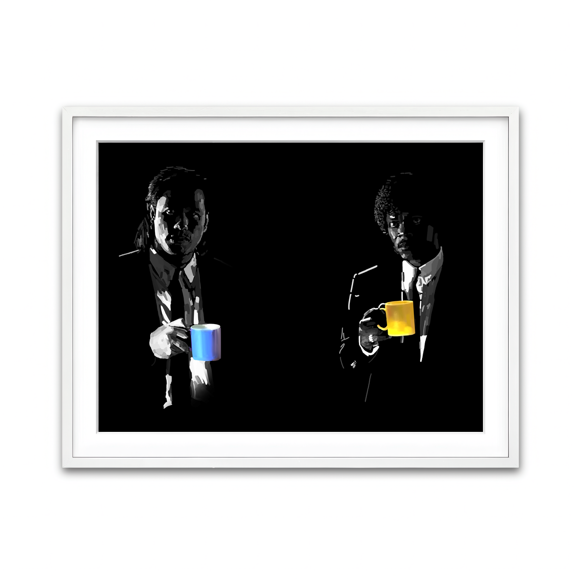 Framed Print 4x3 White