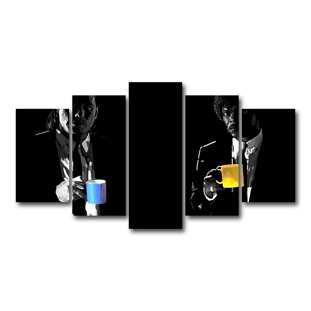 AUTO-MOCKUP WHITE | Jules and Vincent Drinks | 5 Piece | Gallery Wrap Canvas | group=5_normal