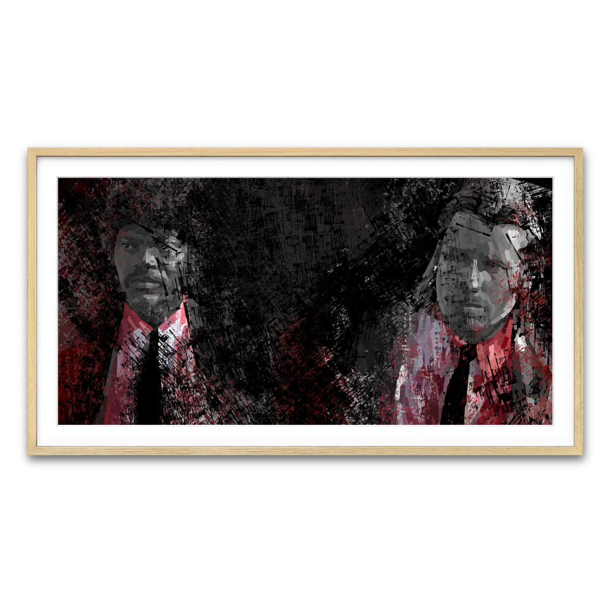 Framed Print 2x1 Natural