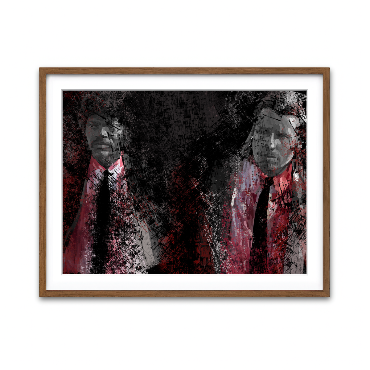 Framed Print 4x3 Walnut