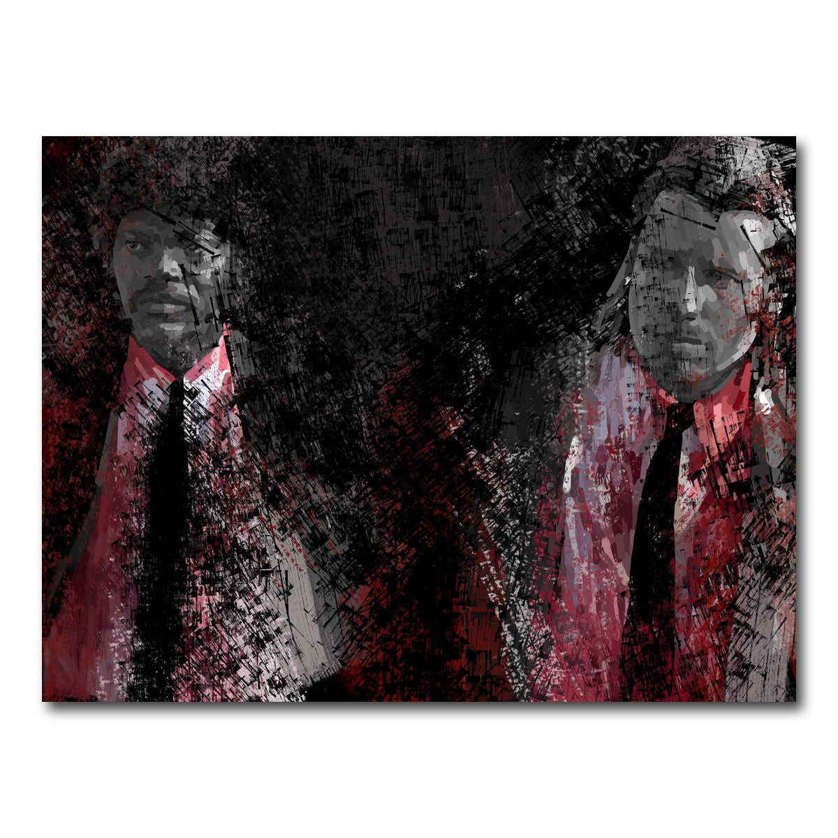 AUTO-MOCKUP WHITE | Jules and Vincent See Red | 1 Piece | Gallery Wrap Canvas | group=4x3