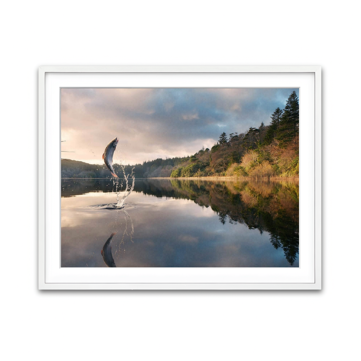 Framed Print 4x3 White