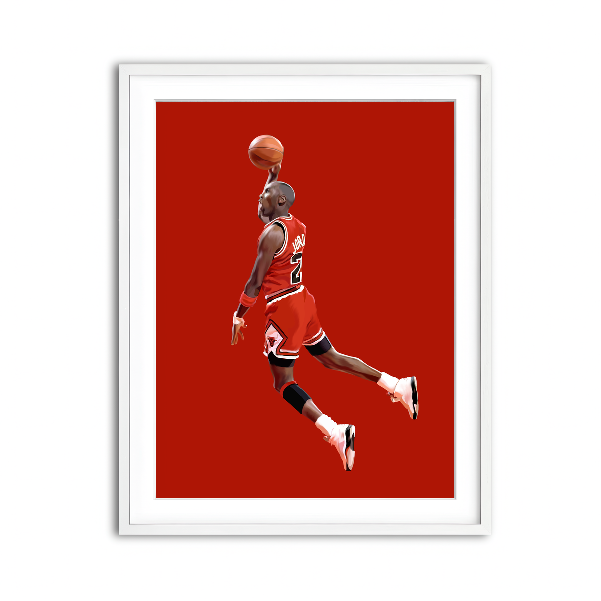 Framed Print 3x4 White