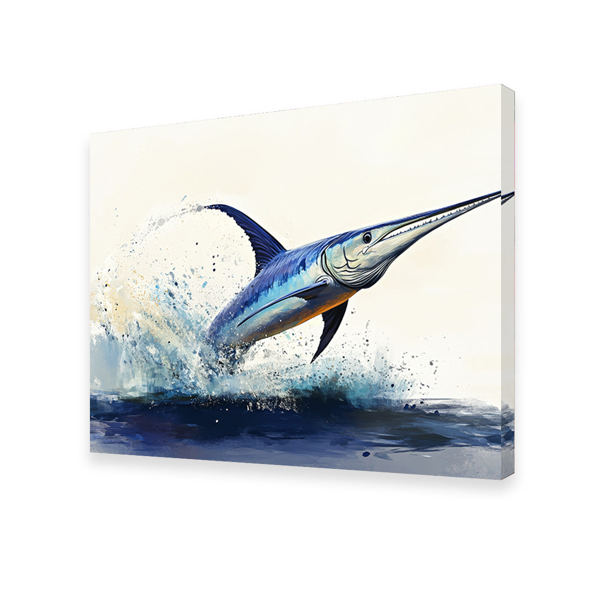 Jumping Swordfish Wall Art