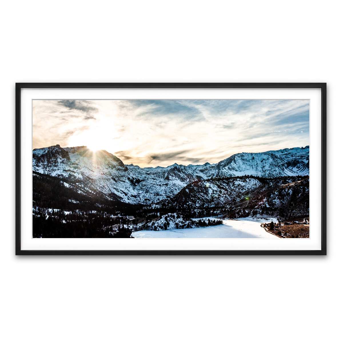 Framed Print 2x1 Black