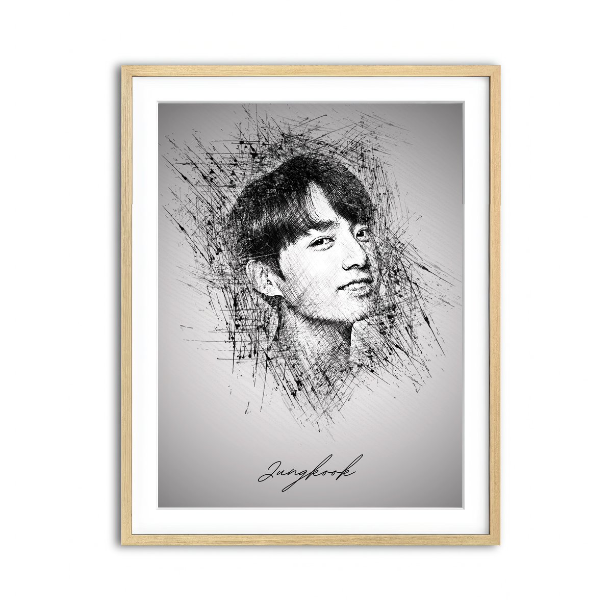 Framed Print 3x4 Natural