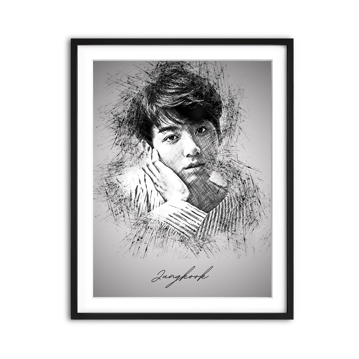 Framed Print 3x4 Black