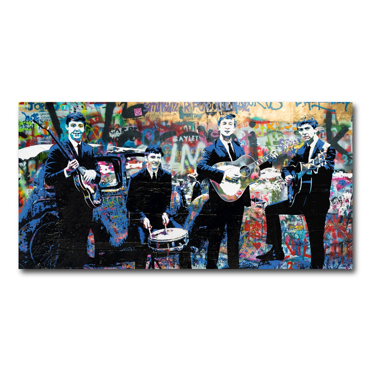 AUTO-MOCKUP WHITE | Junk Yard Beatles | 1 Piece | Gallery Wrap Canvas | group=2x1