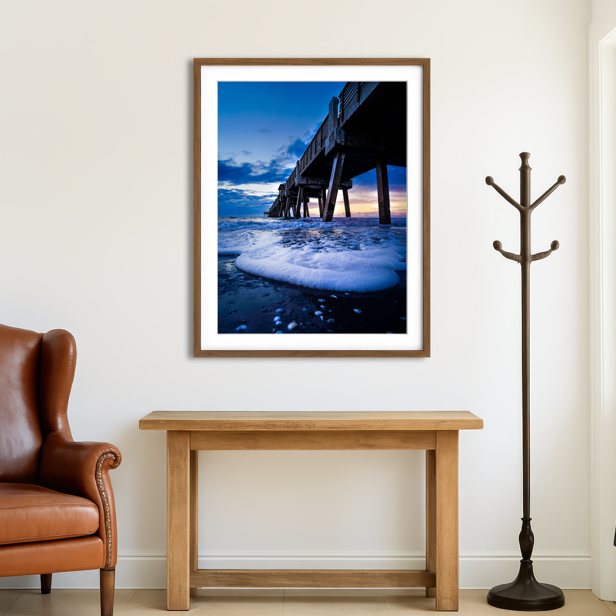 AUTO-MOCKUP ROOM | Juno Beach Pier Wall Art