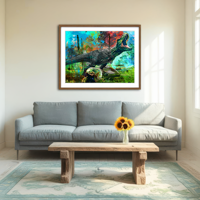 AUTO-MOCKUP ROOM | Jurassic World Wall Art