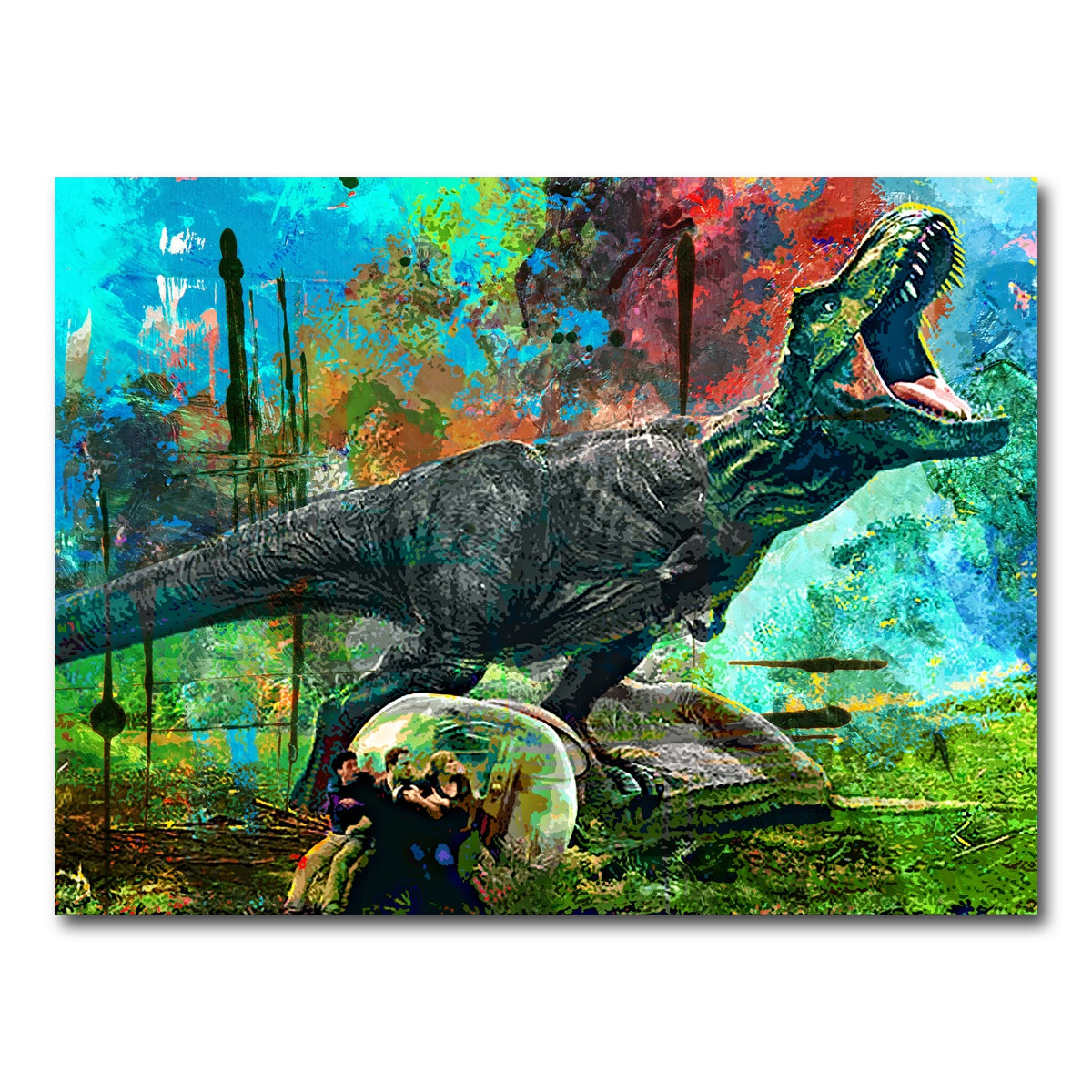 AUTO-MOCKUP WHITE | Jurassic World | 1 Piece | Gallery Wrap Canvas | group=4x3