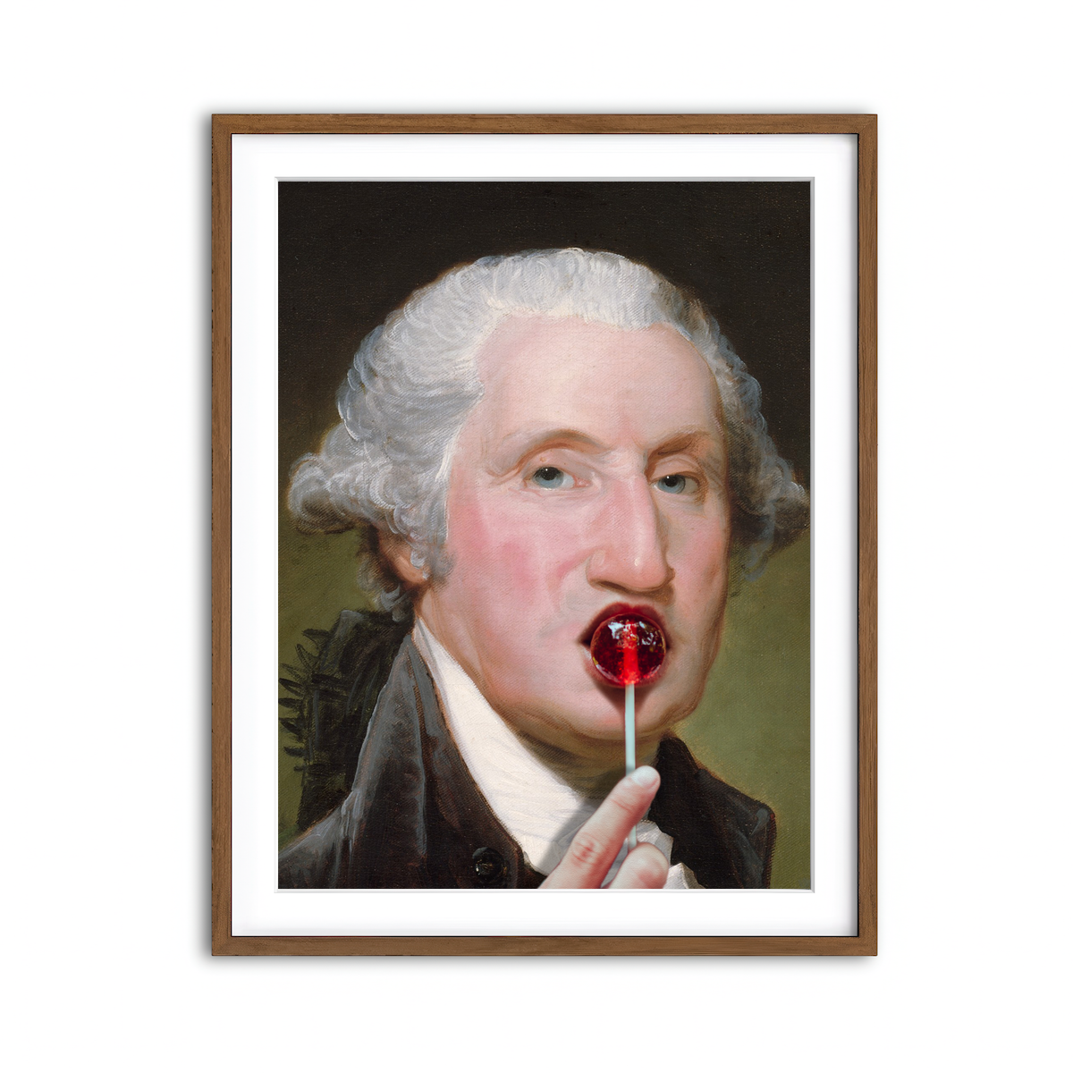 Framed Print 3x4 Walnut