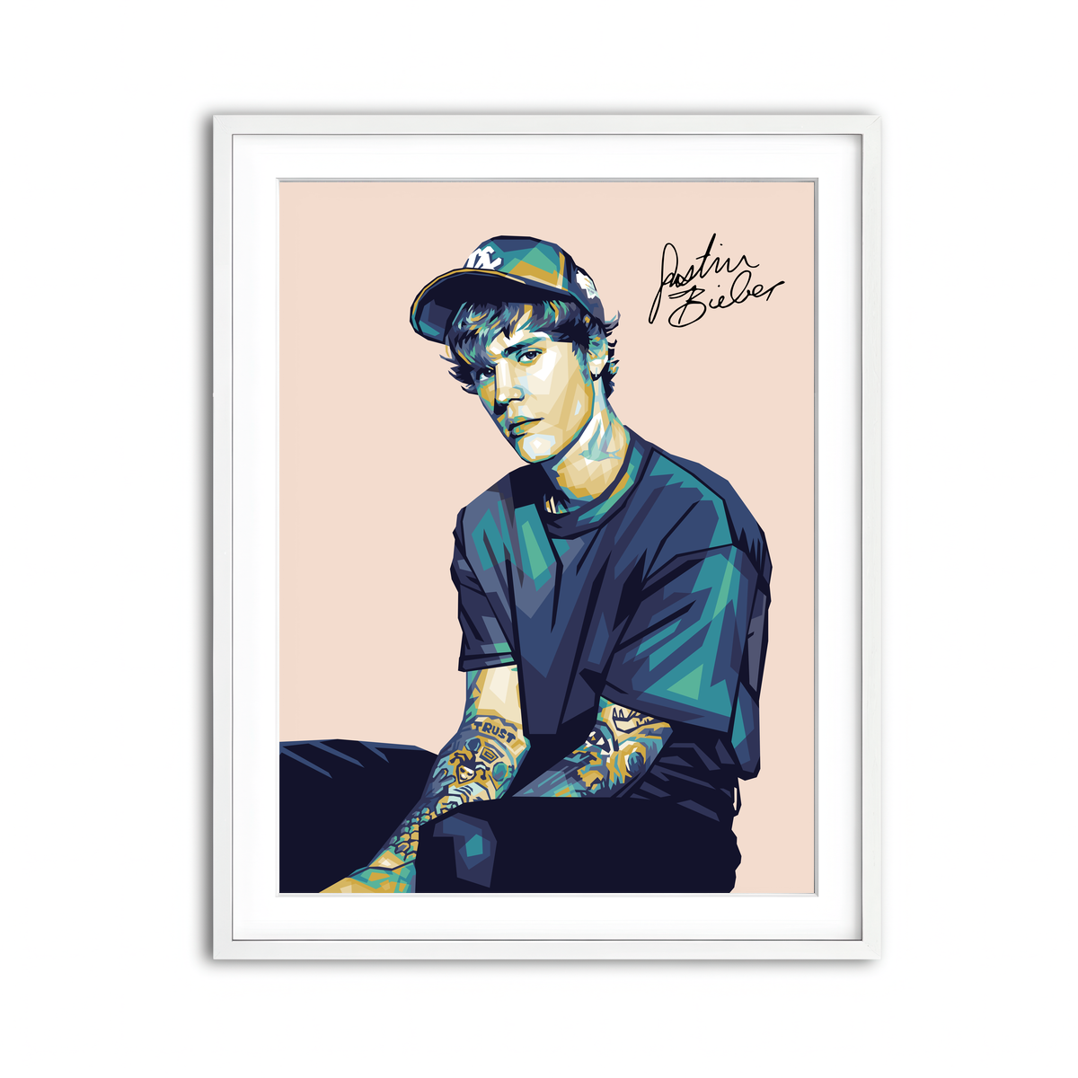 Framed Print 3x4 White