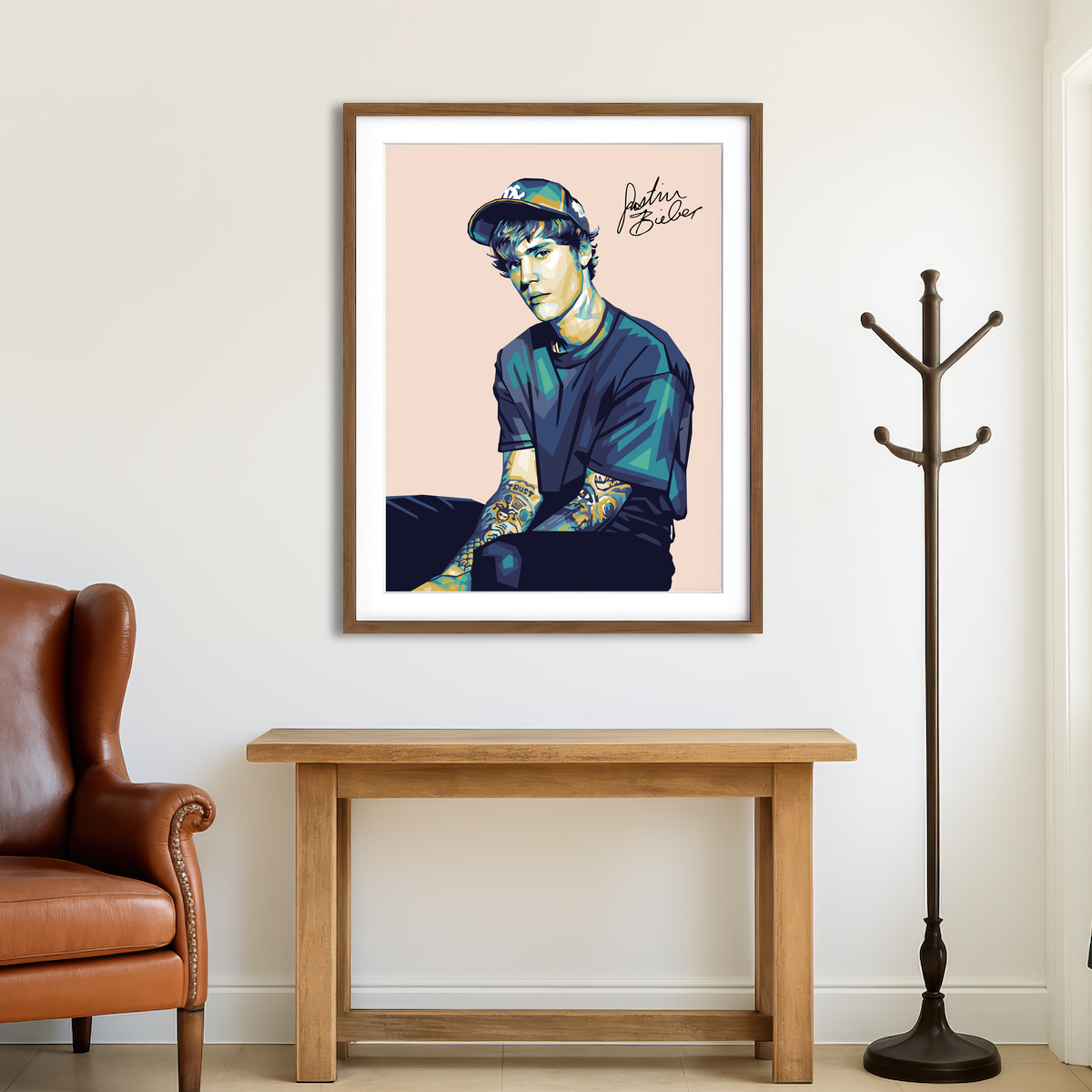 AUTO-MOCKUP ROOM | Just Justin Wall Art