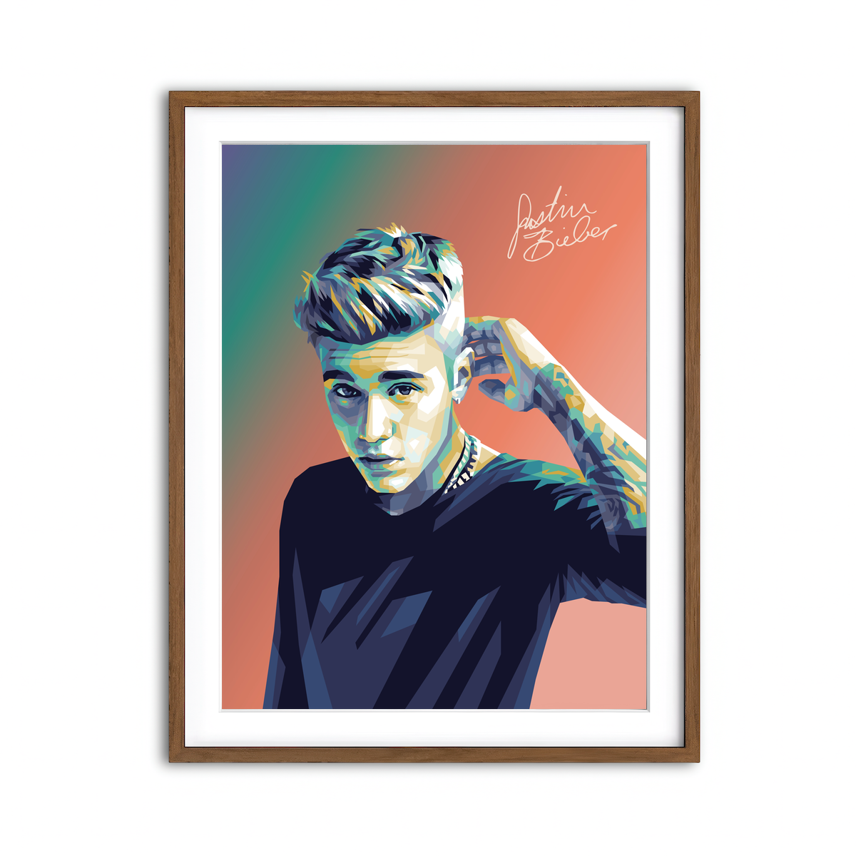 Framed Print 3x4 Walnut