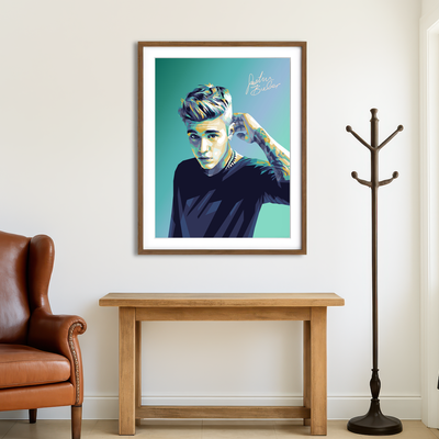 AUTO-MOCKUP ROOM | Justin Bieber Wall Art