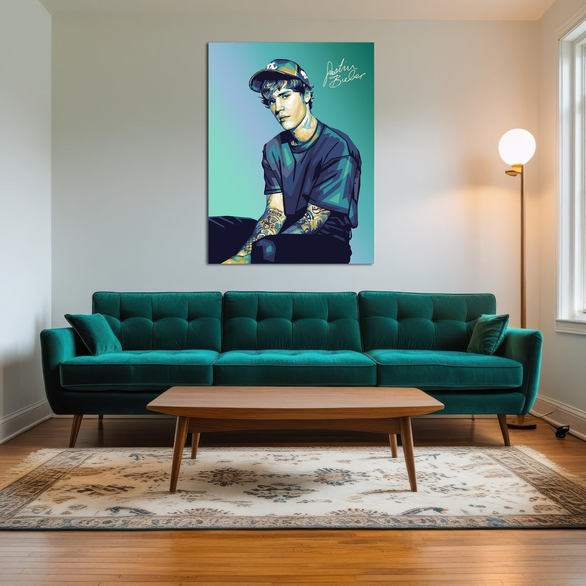 AUTO-MOCKUP ROOM | Justin Wearing A Cap