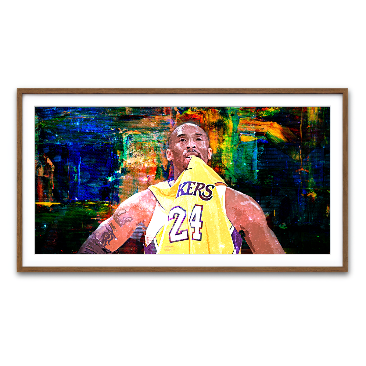 Framed Print 2x1 Walnut