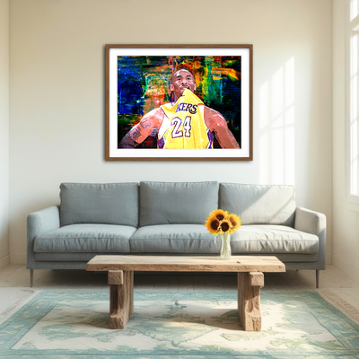 AUTO-MOCKUP ROOM | KB Jersey Wall Art