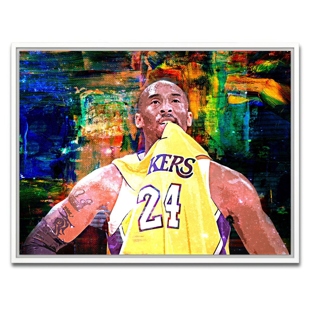 AUTO-MOCKUP WHITE | KB Jersey | 1 Piece | White Framed Canvas | group=4x3