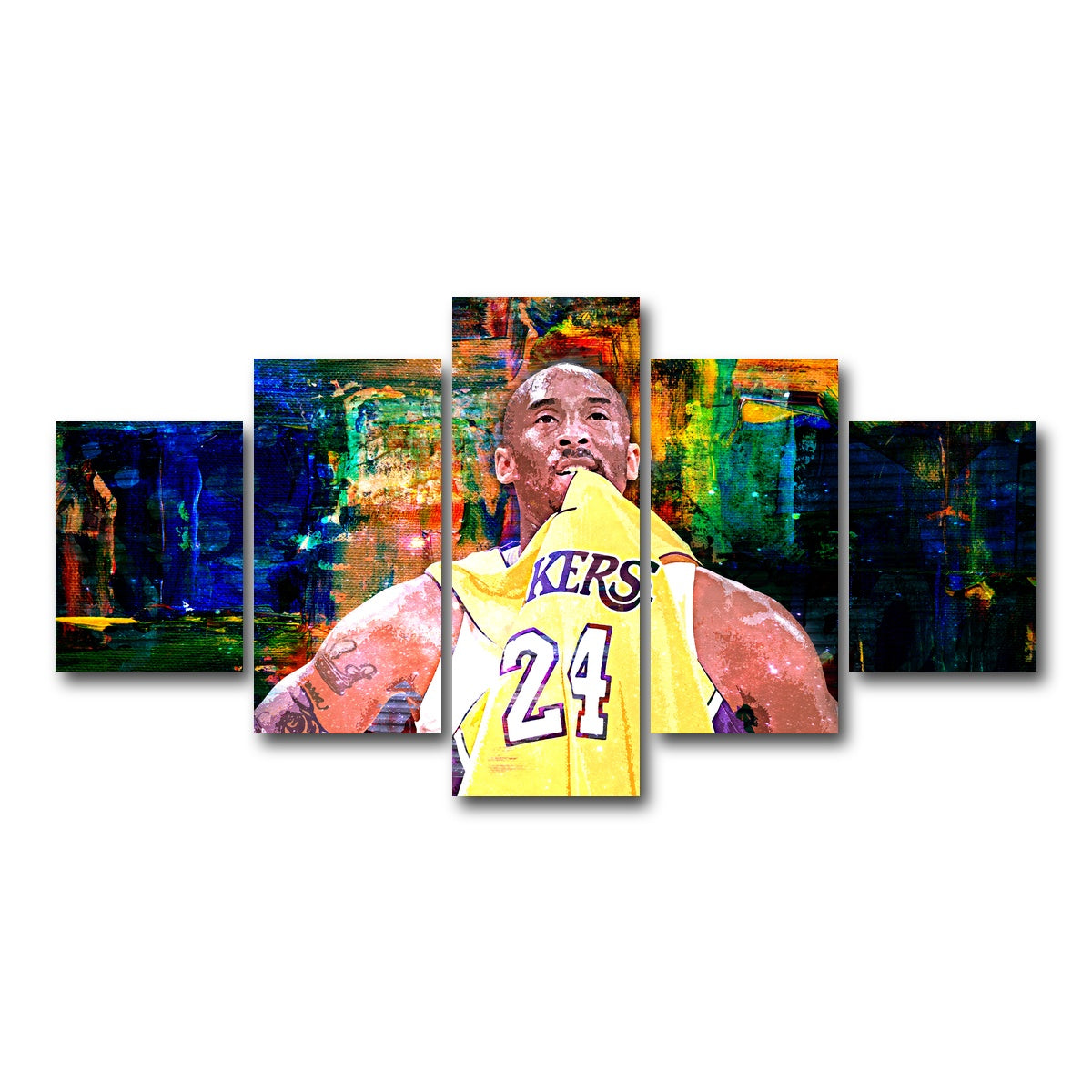 AUTO-MOCKUP WHITE | KB Jersey | 5 Piece | Gallery Wrap Canvas | group=5_short