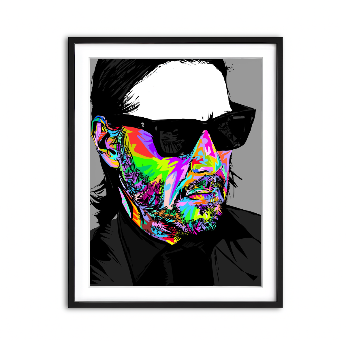 Framed Print 3x4 Black