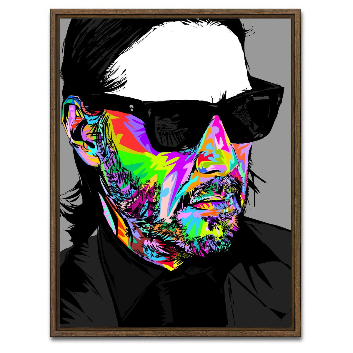 AUTO-MOCKUP WHITE | KEANU | 1 Piece | Walnut Framed Canvas | group=3x4
