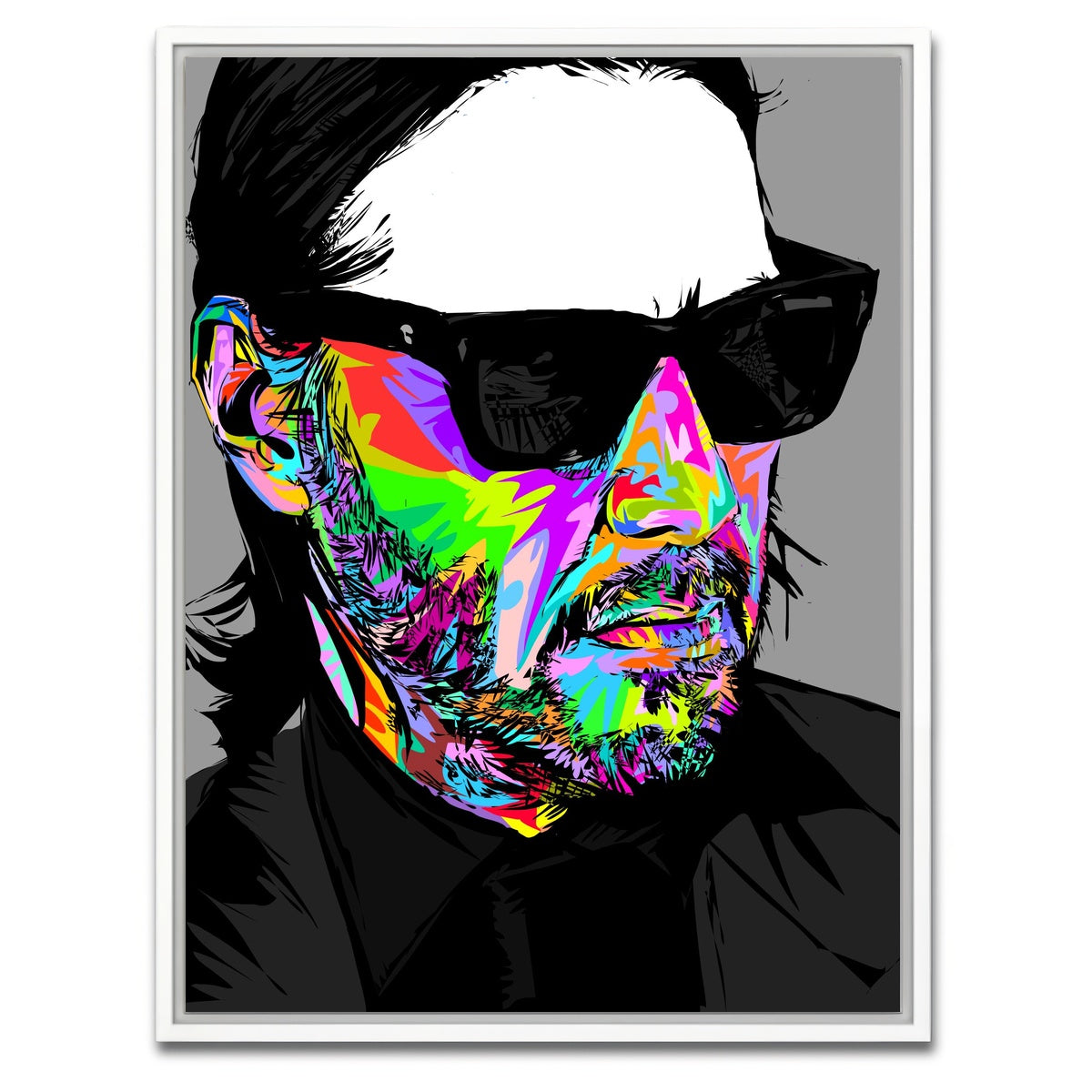 AUTO-MOCKUP WHITE | KEANU | 1 Piece | White Framed Canvas | group=3x4