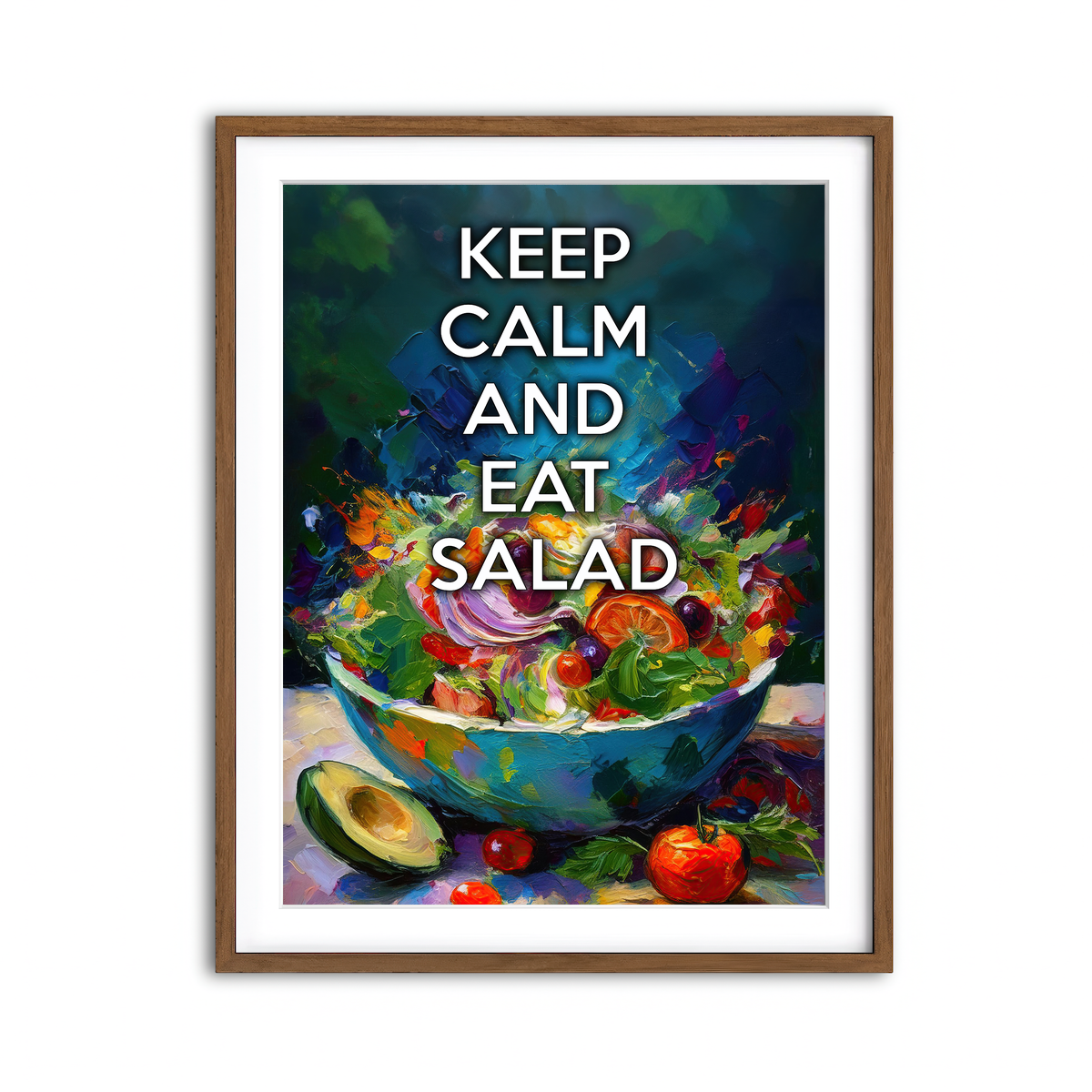 Framed Print 3x4 Walnut