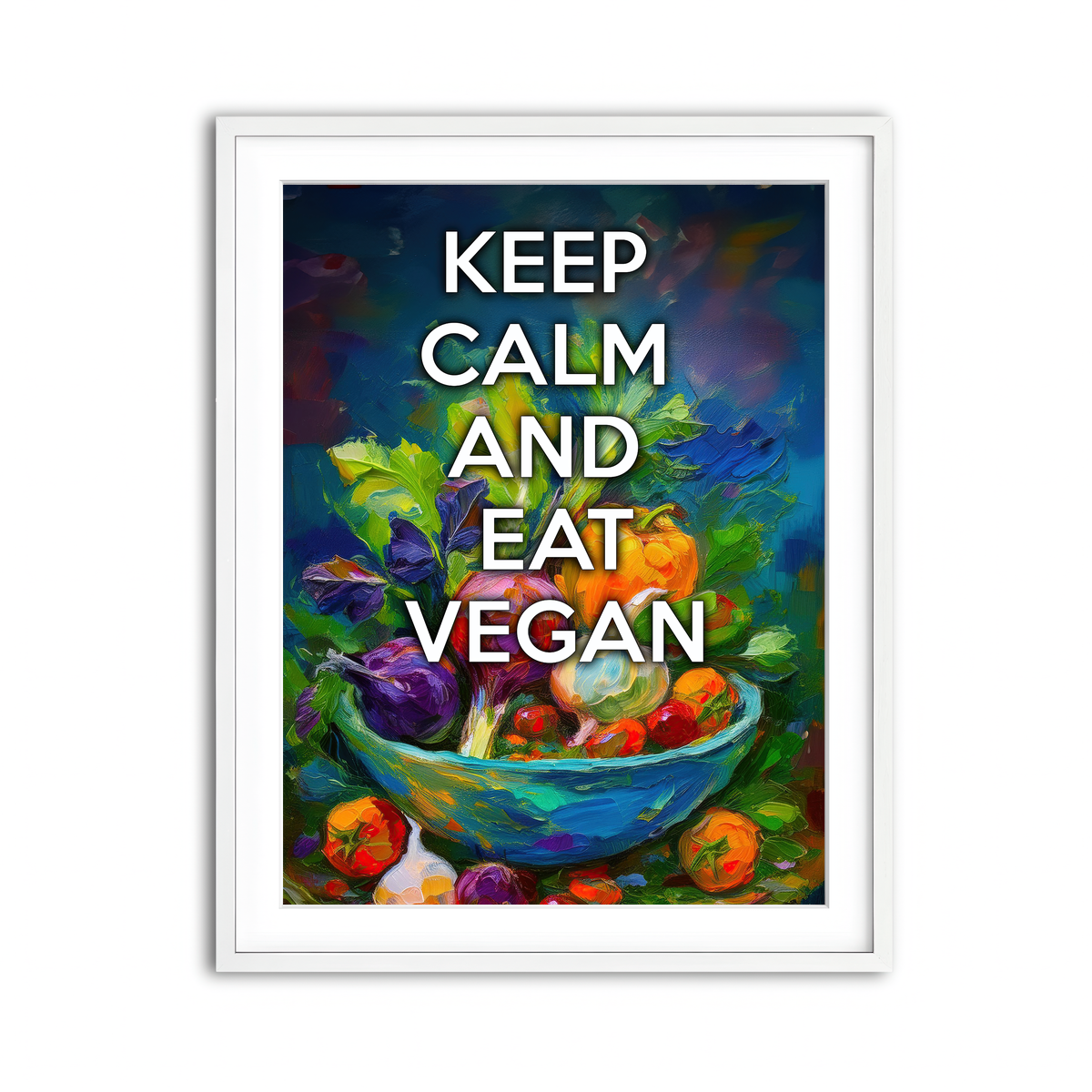 Framed Print 3x4 White