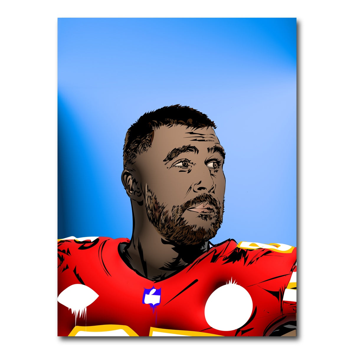 AUTO-MOCKUP WHITE | KELCE | 1 Piece | Gallery Wrap Canvas | group=3x4