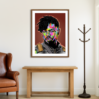 AUTO-MOCKUP ROOM | Kilmonger Wall Art
